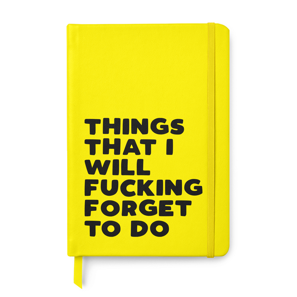 Things I Forget To Do Leather Style Notebook #2 image